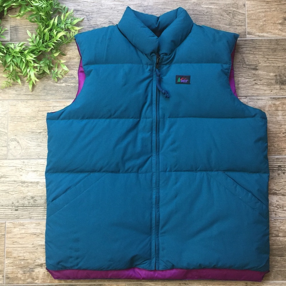 REI Women vintage puffer vest size XL